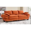 Streamdale Furniture Streamdale 3-seater Corduroy Sofa With Pillows