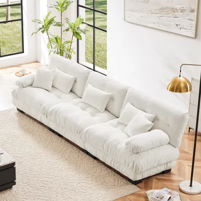 Streamdale Furniture Streamdale 3-seater Modular Chenille Sectional Sofa - Soft & Comfy Upholstered Furniture