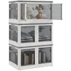 Streamdale Furniture Streamdale 3 Stackable Storage Bins W/ Lids