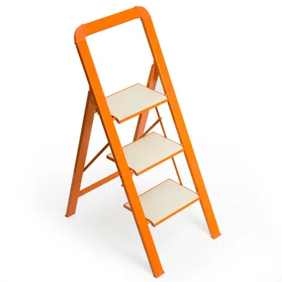 Streamdale Furniture Streamdale 3-step Ladder, Folding Step Stool, Wide Anti-slip Pedal, 580 Lbs Capacity
