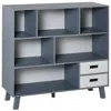 Streamdale Furniture Streamdale 3-tier Child Bookcase Open Shelves Cabinet Floor Standing Cube Storage Organizer With Dra