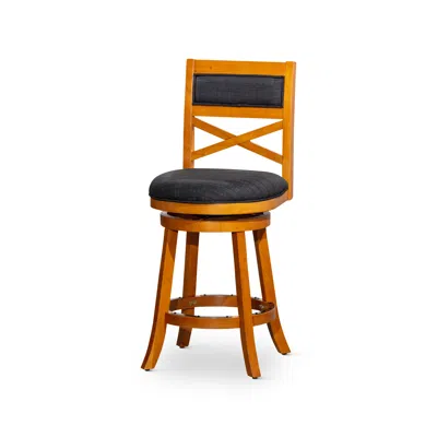 Streamdale Furniture Streamdale 30" Bar Height X-back Swivel Stool