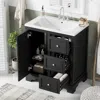 Streamdale Furniture Streamdale 30" Bathroom Vanity Cabinet With Basin