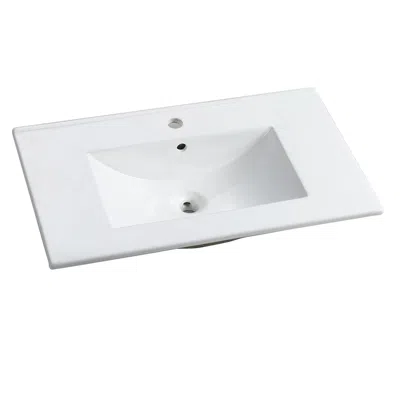 Streamdale Furniture Streamdale 30" Bathroom Vanity Ceramic Top