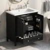 Streamdale Furniture Streamdale 30" Bathroom Vanity Combo Sink, Cabinet, Doors, Drawer