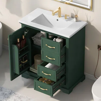 Streamdale Furniture Streamdale 30" Bathroom Vanity With Sink And Drawers