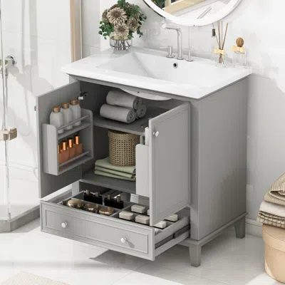 Streamdale Furniture Streamdale 30" Bathroom Vanity With Sink Combo