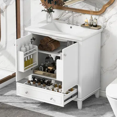 Streamdale Furniture Streamdale 30" Bathroom Vanity With Sink Combo