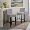 Streamdale Furniture Streamdale 30-inch Fabric Barstool With Solid Wood Frame (set Of 2)