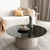 Streamdale Furniture Streamdale 30" Inch Round Tempered Glass Table Top Black Glass 1/4" Inch Thick