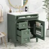 Streamdale Furniture Streamdale 30" Modern Bathroom Vanity With Top Sink And Storage