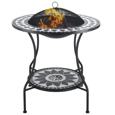 Streamdale Furniture Streamdale 30" Outdoor Fire Pit Dining Table