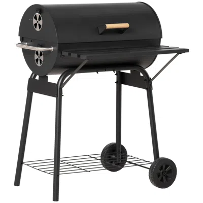 Streamdale Furniture Streamdale 30" Portable Barrel Charcoal Bbq Grill