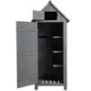 Streamdale Furniture Streamdale 30.3 X 21.3 X 70.5 H Outdoor Storage Cabinet Tool Shed Wooden