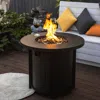 Streamdale Furniture Streamdale 30inch Propane Round Fire Table 40000btu Propane Fire Pit Table