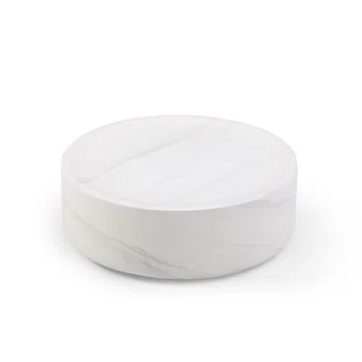 Streamdale Furniture Streamdale 31.49" Round Coffee Table, Sturdy Fiberglass Table For Living Room