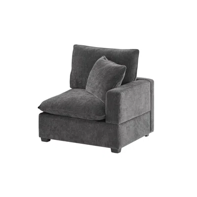 Streamdale Furniture Streamdale 31.5*30" Right Seat Module For Modular Sectional Sofa, Chenille