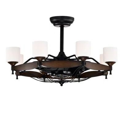 Streamdale Furniture Streamdale 33" Ceiling Fan, Remote Control, 6 Speeds