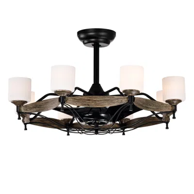 Streamdale Furniture Streamdale 33" Dia. Chandelier Fan For Multiple Rooms