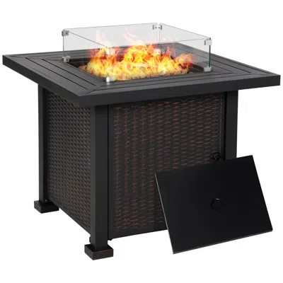 Streamdale Furniture Streamdale 34 Inch Outdoor Propane Gas Fire Pit Table