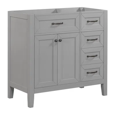 Streamdale Furniture Streamdale 36" Bathroom Cabinet Base With Drawers