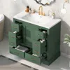 Streamdale Furniture Streamdale 36" Bathroom Vanity With Sink And Six Drawers