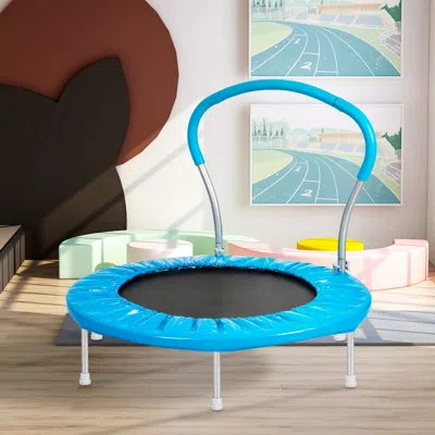 Streamdale Furniture Streamdale 36" Trampoline With Handle(bl)-metal