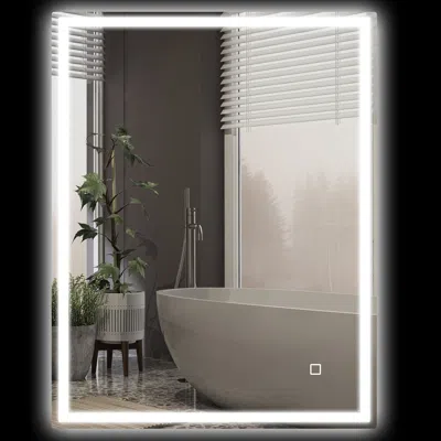 Streamdale Furniture Streamdale 36" X 28" Dimmable Bathroom Mirror With Lights