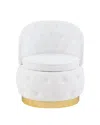 Streamdale Furniture Streamdale 360 Degree Swivel Cuddle Barrel Accent Storage Chairs