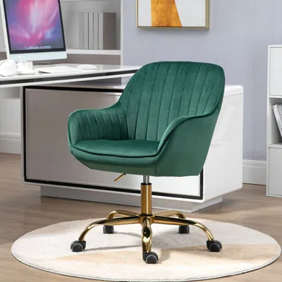 Streamdale Furniture Streamdale 360 Degree Velvet Swivel Chair With High Back