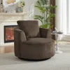 Streamdale Furniture Streamdale 360 Swivel Accent Chair - Modern Comfort For Home & Office In Brown