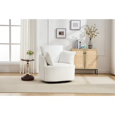Streamdale Furniture Streamdale 360 Swivel Accent Chair: Modern Comfort & Style