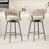 Streamdale Furniture Streamdale 360 Swivel Bar Chairs (set Of 2) - Modern Kitchen Stools