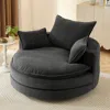 Streamdale Furniture Streamdale 360 Swivel Barrel Chair With Pillows