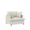Streamdale Furniture Streamdale 37" Oversized Single Seat Sofa Module With Pillows