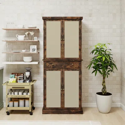 Streamdale Furniture Streamdale 4-door Cabinet With Drawer & Adjustable Shelves