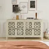 Streamdale Furniture Streamdale 4-door Hollow Cabinet - American Style
