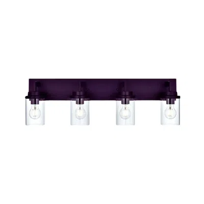Streamdale Furniture Streamdale 4-light Vanity Wall Sconce With Glass Shades