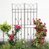 Streamdale Furniture Streamdale 2 Pack Metal Garden Trellis 71" X 17.7" Rustproof Trellis For Climbing Plants Outdoor Flo