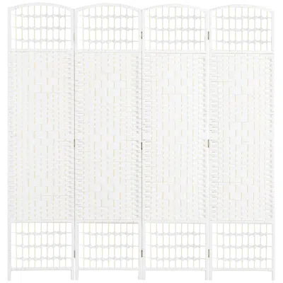 Streamdale Furniture Streamdale 4 Panel Room Divider In White