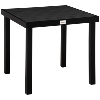 Streamdale Furniture Streamdale 4-person Aluminum Outdoor Dining Table For Picnics & Poolside Fun