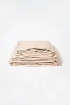 STREAMDALE FURNITURE STREAMDALE 4-PIECE KHAKI BAMBOO TWIN XL HYPOALLERGENIC SHEET SET