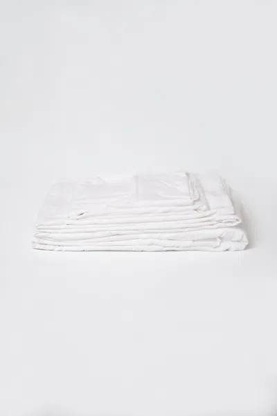 Streamdale Furniture Streamdale 4-piece White Bamboo Twin Hypoallergenic Sheet Set