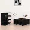 Streamdale Furniture Streamdale 4-tier Black Book Shelf & Coffee Table