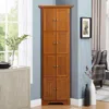 Streamdale Furniture Streamdale 4-tier Kitchen Corner Pantry With Adjustable Shelves