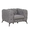 Streamdale Furniture Streamdale 40.5" Velvet Upholstered Accent Sofa