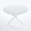 Streamdale Furniture Streamdale 42" Mid-century Dining Table With Round Top And Pedestal Base