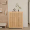 Streamdale Furniture Streamdale 42" Multi-use Storage Cabinet - Shoe/bathroom In Brown