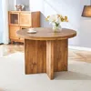 Streamdale Furniture Streamdale 42" Round Dining Table For Kitchen & Dining Rooms