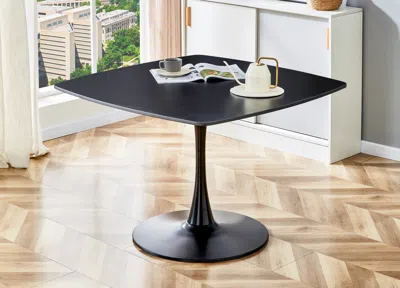 Streamdale Furniture Streamdale 42.1" Mid-century Dining Table: Round Top